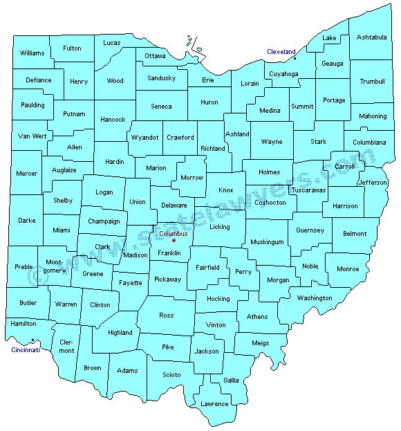 Ohio County Map